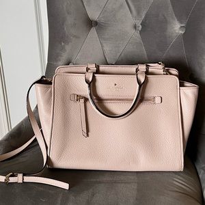 Kate Spade Cream Hand Bag with Adjustable / Removable Cross-body